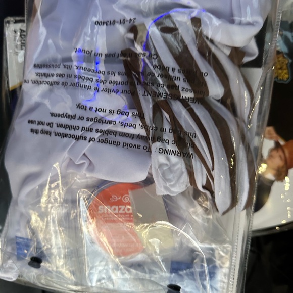 Spirit Oompa Loompa Adult Costume - Brown and White - Picture 3 of 3